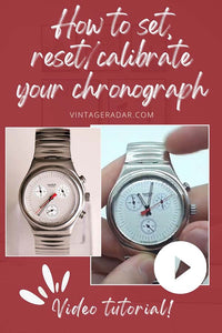 Cómo calibrar tu chronograph reloj