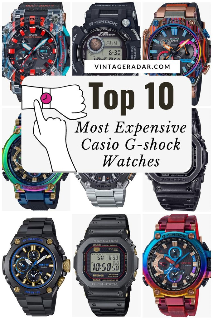 Top 10 Most Expensive Casio G-Shock Watches