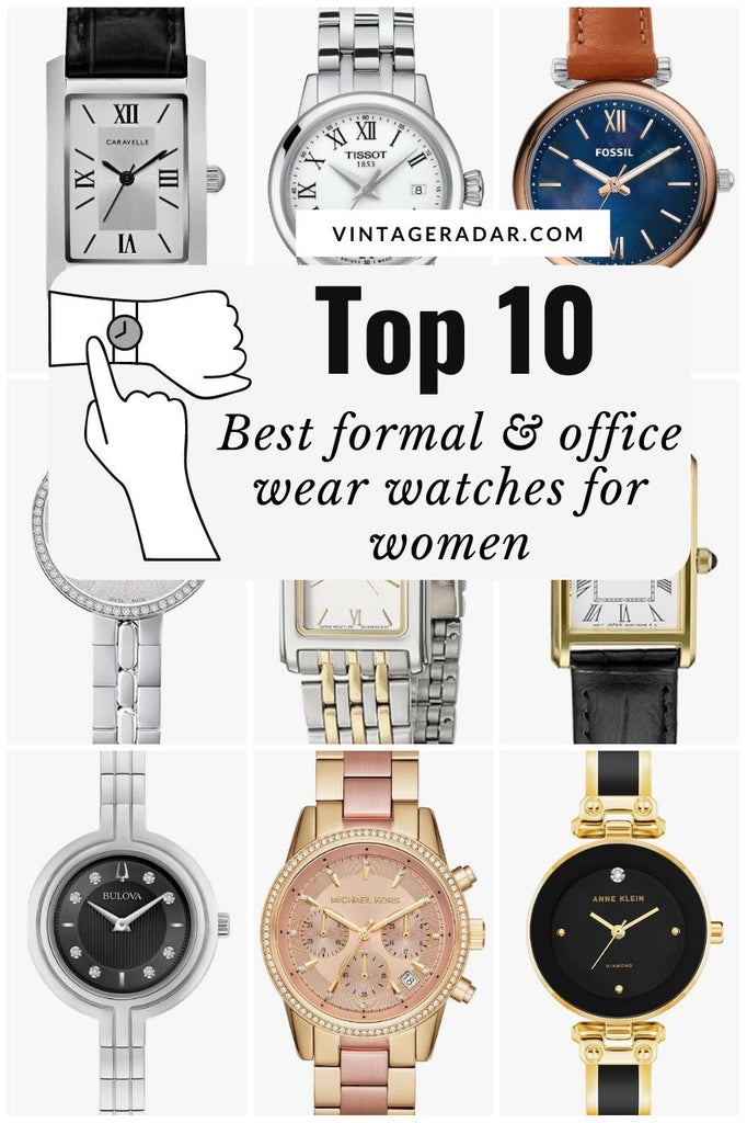 أفضل 10 ساعات رسمية للنساء | ساعات ملابس مكتبية للنساء