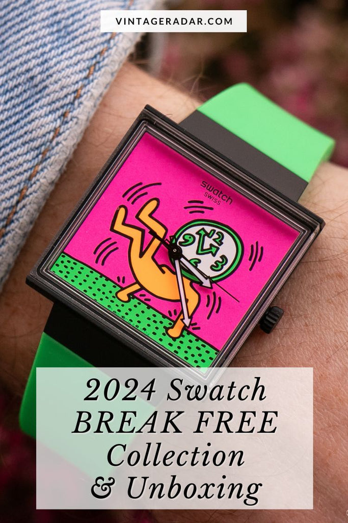 Le 2024 Swatch Break Free Collection et Keith Haring montre Déballage