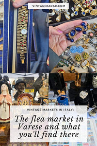 Vintage markets in Italy: Varese flea market & what you'll find there