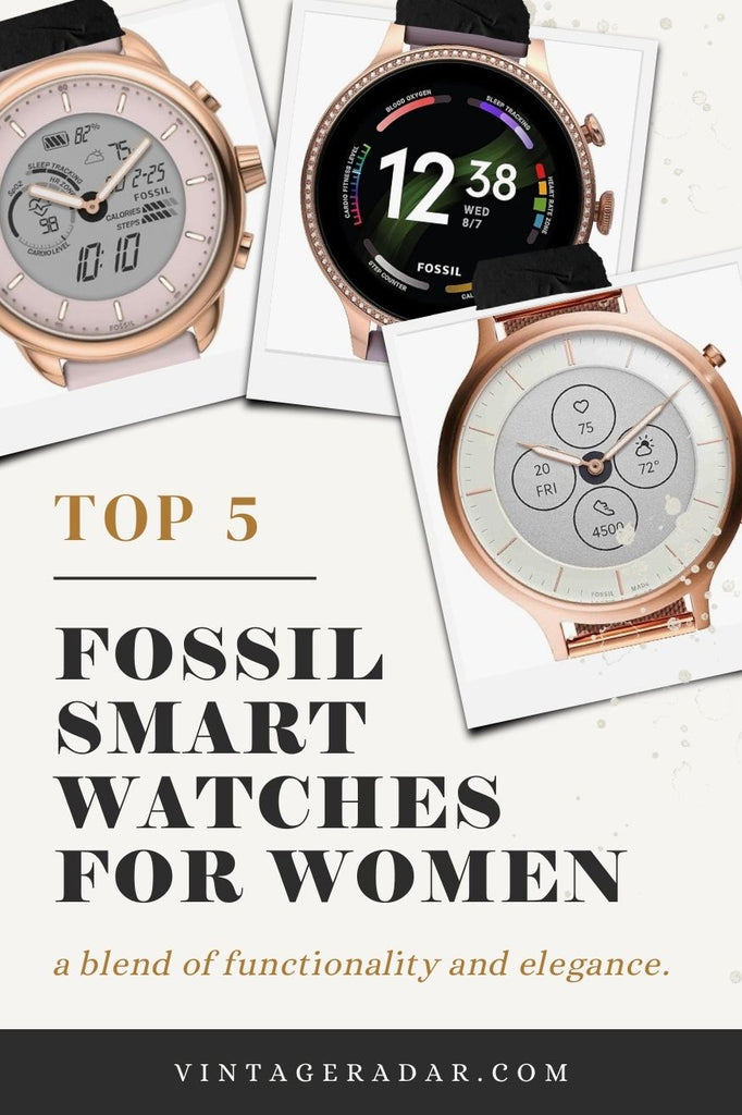 أعلى 5 أفضل Fossil ساعات ذكية للنساء | الساعات الذكية النسائية