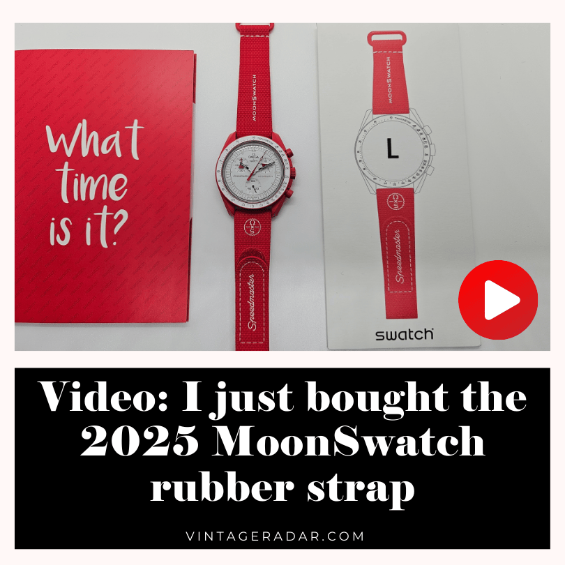 I Just Bought the 2025 Swatch x Omega Official Rubber Strap