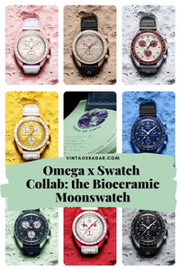 Swatch Omega Speedmaster Collab | Omega X Swatch Moda de lunares biocerámica
