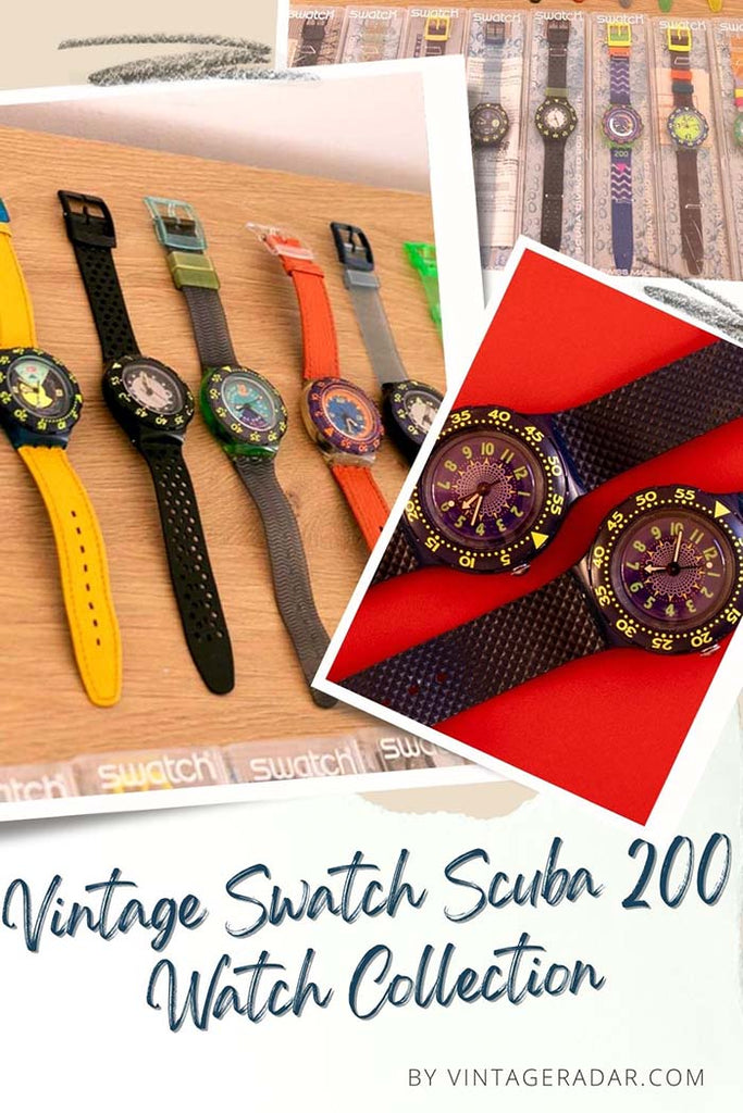 Swatch Scuba 200 relojes - colección vintage