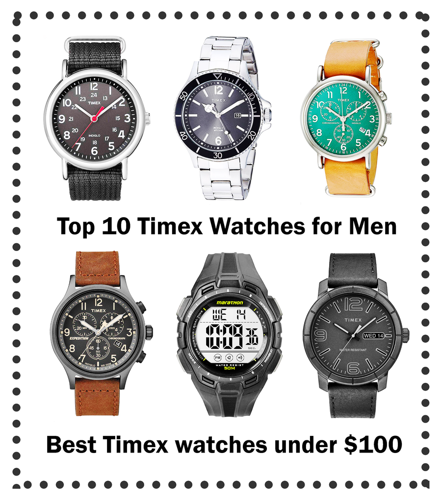 Top 10 Timex Montres pour hommes: le meilleur Timex montres moins de 100 $