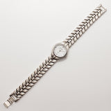 White Dial Vouloir Elegant Stainless Steel Watch for Women