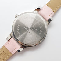 Valletta Minimalist Silver-Tone Watch for Women with Rhinestones