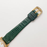 Georges Marciano Quartz Watch with Roman Hour Markers & Green Strap