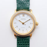 Georges Marciano Quartz Watch with Roman Hour Markers & Green Strap