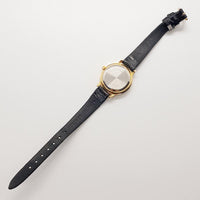 Small Gold-Tone Time Quartz Watch for Women with Roman Numerals