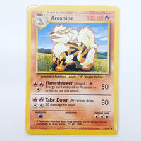 Arcanine Pokemon 1999 Base Set English 23/102 NM Pokemon Carte