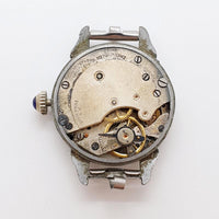 1950er Jahre Emka Swiss Made Art Deco Uhr Für Teile & Reparaturen - nicht funktionieren