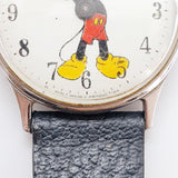 1960 Ingersoll Timex Mickey Mouse reloj Para piezas y reparación, no funciona