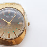 Soviet Polijot 17 Jewels Mechanical Watch for Parts & Repair - NOT WORKING