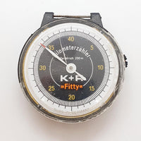 1980s Fitty K+R Kilometerzähler Pedometer German Watch for Parts & Repair - NOT WORKING