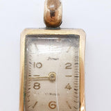 Oro Stowa 1960 alemán 17 joyas reloj Para piezas y reparación, no funciona