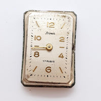 Gold Stowa 1960s German 17 Jewels Watch for Parts & Repair - NOT WORKING