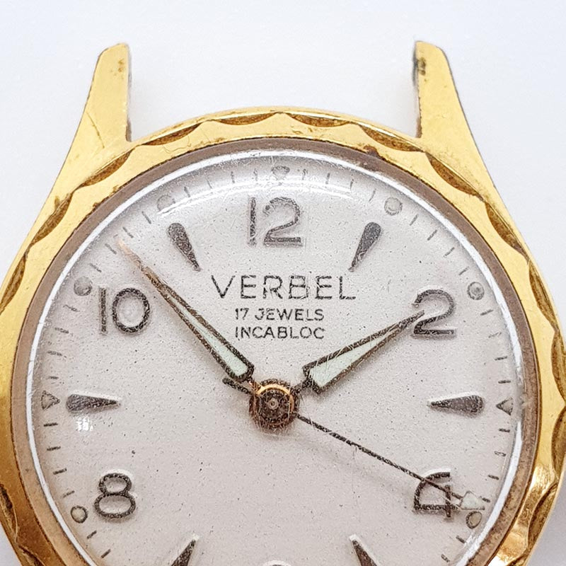 Verbel 17 Jewels Luxury Mechanical Watch for Parts & Repair – Vintage Radar