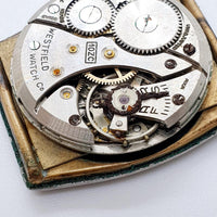الخمسينيات Bulova Westfield 10ZC Art Deco Watch for Parts & Repair - لا تعمل