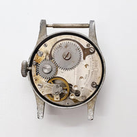Arak Swiss hizo Sorag militar de la Segunda Guerra Mundial reloj Para piezas y reparación, no funciona