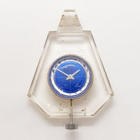 Lucerne Blue Dial Pendant Watch for Parts & Repair - NOT WORKING