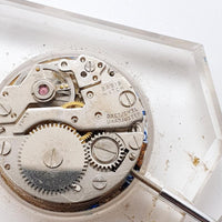 ساعة لوسيرن ذات القرص الأزرق لقطع الغيار والإصلاح - لا تعمل