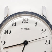 الاتصال الهاتفي الأبيض Timex ساعة التاريخ الميكانيكية لقطع الغيار والإصلاح - لا تعمل