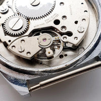 Púrpura dial bourbon super de luxe suizo reloj Para piezas y reparación, no funciona