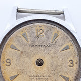 1970er Jahre schweizerische Frontenac Uhr Für Teile & Reparaturen - nicht funktionieren