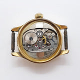 1970 Anker 17 Jewels plaqués en or montre pour les pièces et la réparation - ne fonctionne pas
