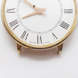 ساعة كونتيننتال بأرقام رومانية سويسرية الصنع لقطع الغيار والإصلاح - لا تعمل