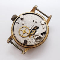 Ruhla German circa 1970s Mechanical Watch for Parts & Repair - NOT WORKING