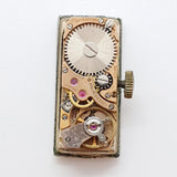 ساعة Andre Pailet Avalon 17 Jewels مطلية بالذهب عيار 10 قيراط سويسرية الصنع لقطع الغيار والإصلاح - لا تعمل