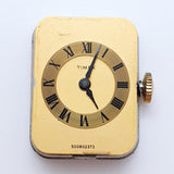 1973 Timex ساعة نسائية مستطيلة لقطع الغيار والإصلاح - لا تعمل