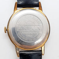ساعة Arlon Swiss Made 17 Rubis Floral من الستينيات لقطع الغيار والإصلاح - لا تعمل