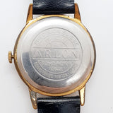 Swiss de Arlon de 1960 hecha 17 Rubis Floral reloj Para piezas y reparación, no funciona