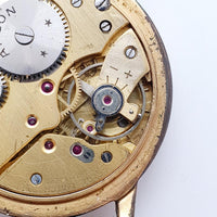 1960 Arlon Suisse a fait 17 rubis floral montre pour les pièces et la réparation - ne fonctionne pas