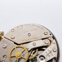 Westclox ساعة ألمنيوم سويسرية الصنع لقطع الغيار والإصلاح - لا تعمل