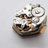 Arlux 17 Rubis pequeño hecho suizo reloj Para piezas y reparación, no funciona
