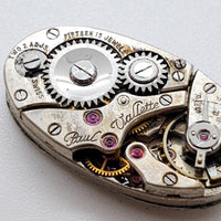 Paul Vallette 18K Gold Art Deco reloj Para piezas y reparación, no funciona