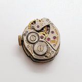 1956 Art Deco Bulova L6 17 joyas reloj Para piezas y reparación, no funciona