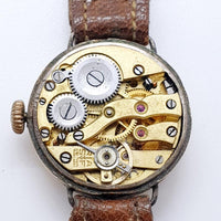 1940er Jahre Art Deco Militär dekoriert Uhr Für Teile & Reparaturen - nicht funktionieren