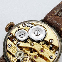 1940er Jahre Art Deco Militär dekoriert Uhr Für Teile & Reparaturen - nicht funktionieren