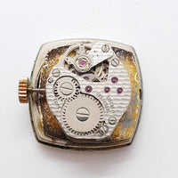 Gruen Geneve Incabloc Swiss a fait 17 bijoux montre pour les pièces et la réparation - ne fonctionne pas