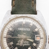 Orologio meccanico del calendario di soriente degli anni '70 per parti e riparazioni - Non funzionante