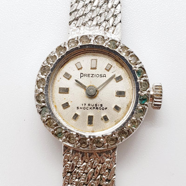 Preziosa 17 Rubis Luxury Elegante orologio per parti e riparazioni - Non funziona