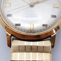 1968 Timex 21 Juwelen Gold-Ton Uhr Für Teile & Reparaturen - nicht funktionieren