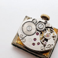 Junghans 17 joyas 672 alemán reloj Para piezas y reparación, no funciona