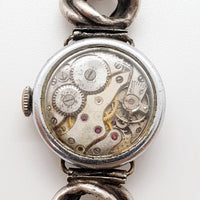 Orologio da donna Art Deco degli anni '50 per parti e riparazioni - Non funziona